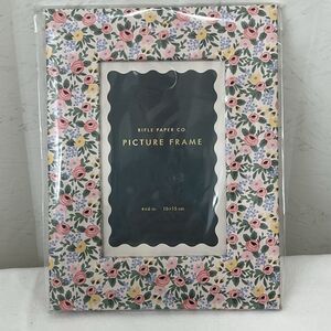 Rifle Paper Co Floral 9x6 Inch Picture Frame Solid White Matte NEW